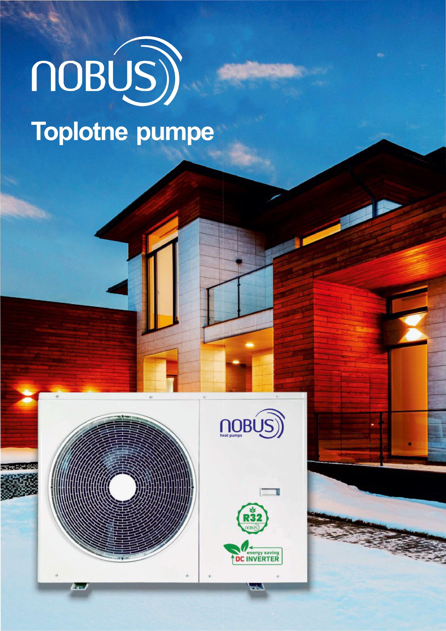 NOBUS Toplotna pumpa 10kw MONOBLOK